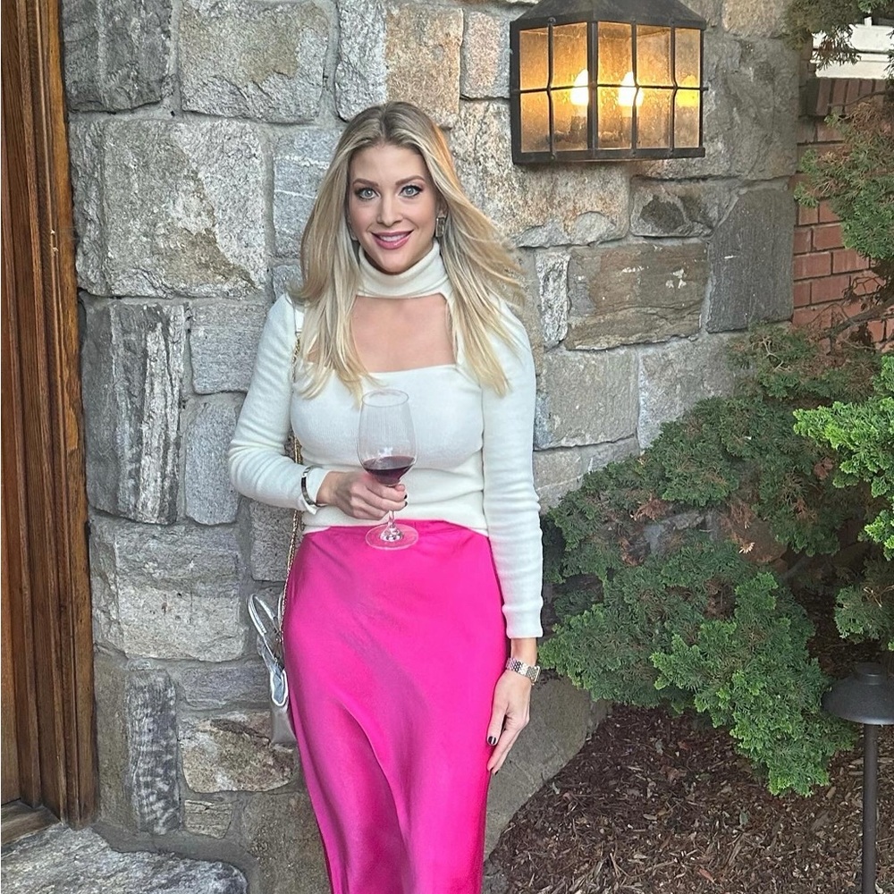 French Connection Pink Skirt